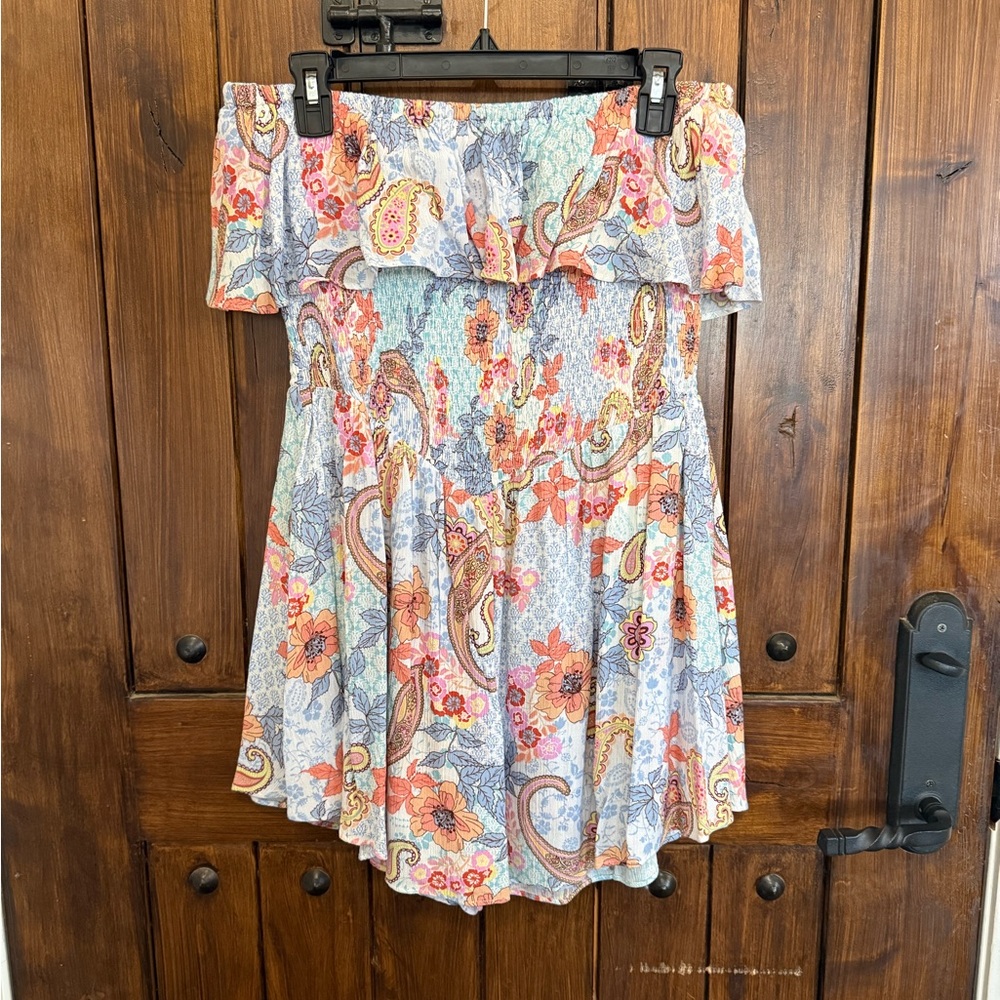 Vici Floral Strapless romper